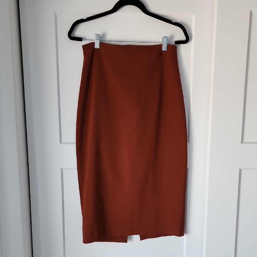 Zara Brown Bodycon Skirt